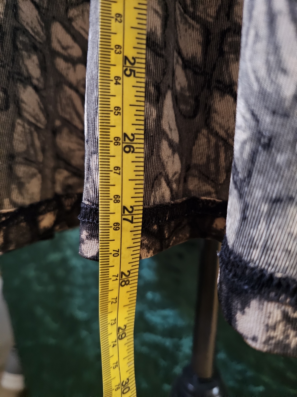 Brown & Tan Women's Cardigan Style Layer Jacket NWOT Shoulder Pads 28" Long LS - Picture 5 of 6